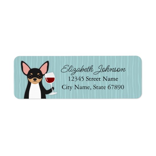 Chihuahua Return Address Labels (Voorkant)