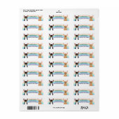 Chihuahua Return Address Labels (Full Sheet)