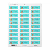 Chihuahua Return Address Labels (Full Sheet)