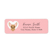Chihuahua Return Address Labels (Voorkant)