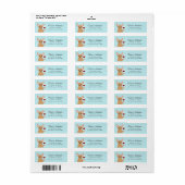Chihuahua Return Address Labels (Full Sheet)
