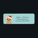 Chihuahua Return Address Labels<br><div class="desc">Dit afbeelding is auteursrechtelijk beschermd door Lee ArtHaus</div>