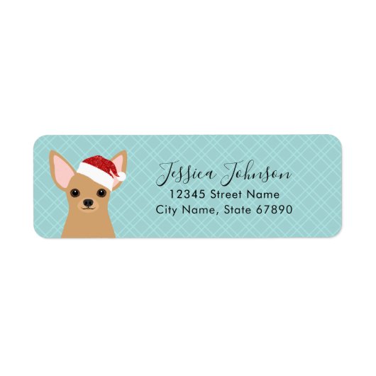 Chihuahua Return Address Labels (Voorkant)