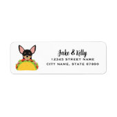 Chihuahua Return Address Labels (Voorkant)