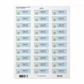 Chihuahua Return Address Labels (Full Sheet)