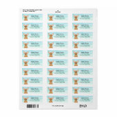 Chihuahua Return Address Labels (Full Sheet)