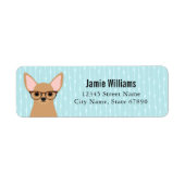 Chihuahua Return Address Labels (Voorkant)