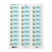 Chihuahua Return Address Labels (Full Sheet)