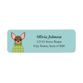 Chihuahua Return Address Labels (Voorkant)