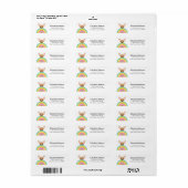 Chihuahua Return Address Labels (Full Sheet)