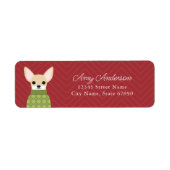 Chihuahua Return Address Labels (Voorkant)