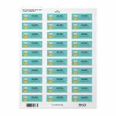 Chihuahua Return Address Labels (Full Sheet)
