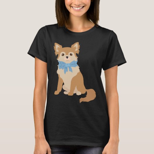 Chihuahua Ribbon T-shirt (Voorkant)
