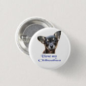 chihuahua ronde button 3,2 cm (Voorkant /achterkant)