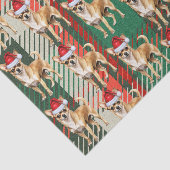 Chihuahua Santa Dog tijdens de kerstvakantie Tissuepapier (Detail)