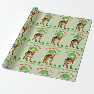 Chihuahua Santa Kerstmis Cadeaupapier