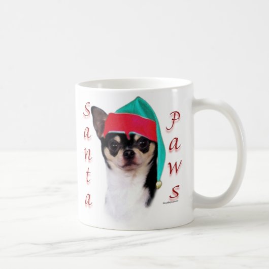Chihuahua Santa Paws Koffiemok (Rechts)