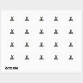 Chihuahua Schaak Speler Board Queen Hart Sticker (Vel)