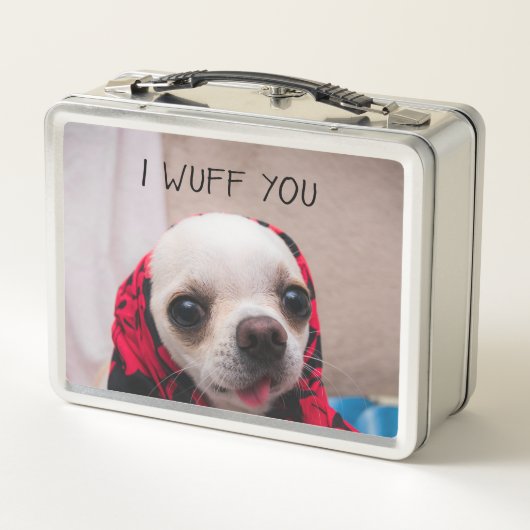 Chihuahua schattig ik wuf je liefde Valentijn (Achterkant)