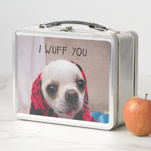 Chihuahua schattig ik wuf je liefde Valentijn