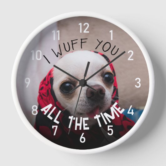 Chihuahua schattig wuff jij liefde Valentijnsdag A (Voorkant)