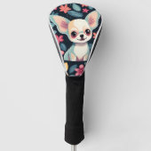 Chihuahua Schattige Dog Golfheadcover (Voorkant)