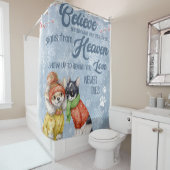 Chihuahua - Schattige Puppy kerstcadeau, Douchegordijn (In situ)