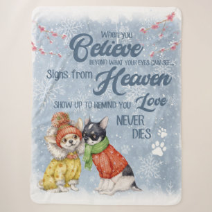Chihuahua - Schattige Puppy kerstcadeau, Sherpa Deken
