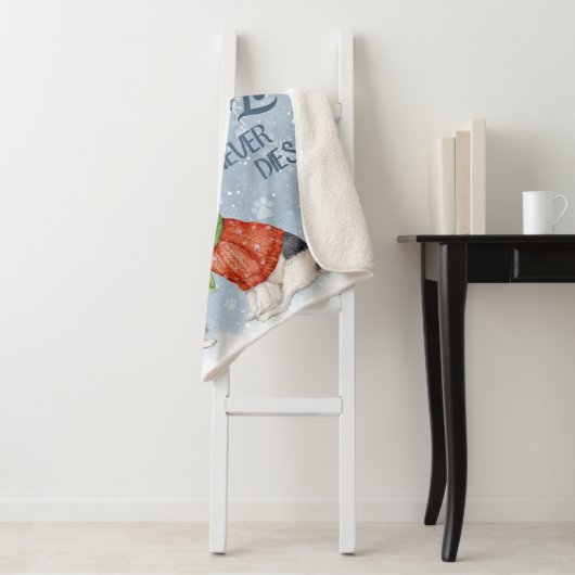 Chihuahua - Schattige Puppy kerstcadeau, Sherpa Deken (In situ)