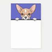 Chihuahua Schattigee Peeking Hondenliefhebber Gift Post-it® Notes (Voorkant)