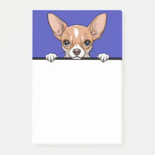 Chihuahua Schattigee Peeking Hondenliefhebber Gift Post-it® Notes