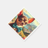 Chihuahua schilderij Servet (Hoek)