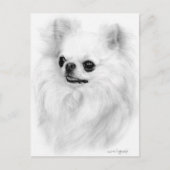 Chihuahua Schoonheid - Hand geschilderd kunstwerk Briefkaart (Voorkant)