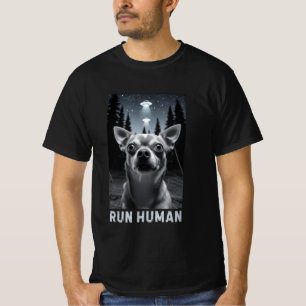 Chihuahua Selfie UFO Leuk Eigenzinnig Ontwerp T-shirt