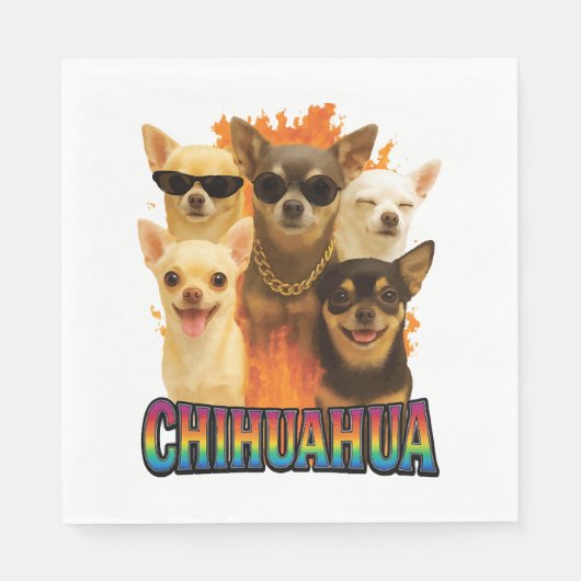 Chihuahua servet (Voorkant)