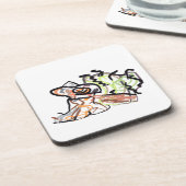 Chihuahua-set bier onderzetter (Linkerzijde)