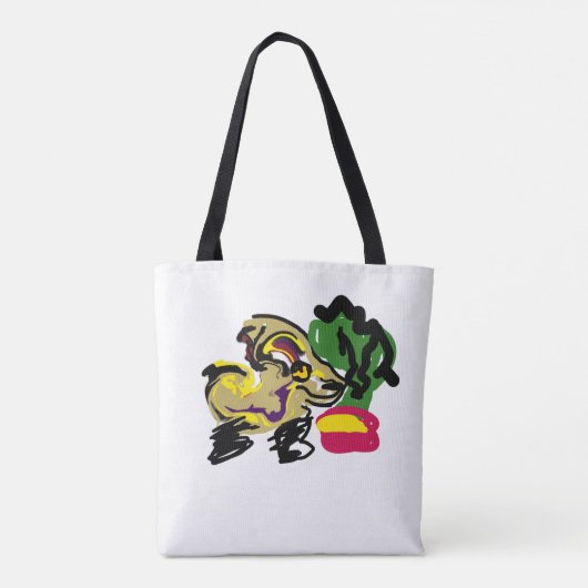 Chihuahua set tote bag (Achterkant)
