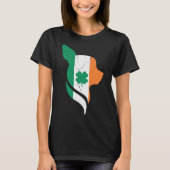 Chihuahua Shamrock C St Patricks Day T-shirt (Voorkant)