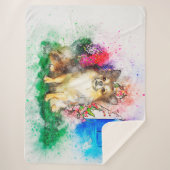 Chihuahua Sherpa Deken (Voorkant)