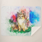 Chihuahua Sherpa Deken (Voorkant (horizontaal))