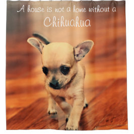 Chihuahua Shower Curtain Voeg foto toe Douchegordijn