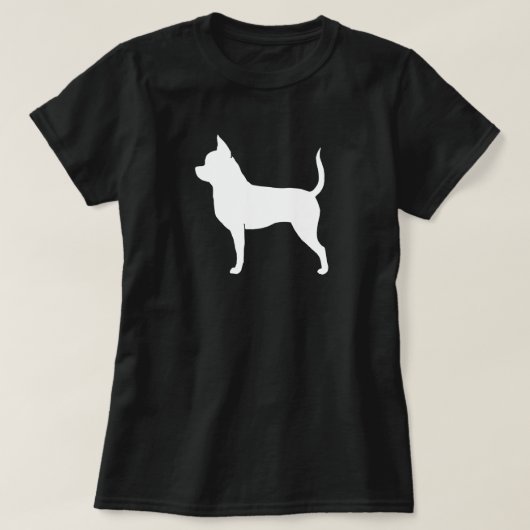 Chihuahua Silhouette T-shirt (Design voorkant)