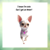Chihuahua Silhouette Window Decal (Vel 3)