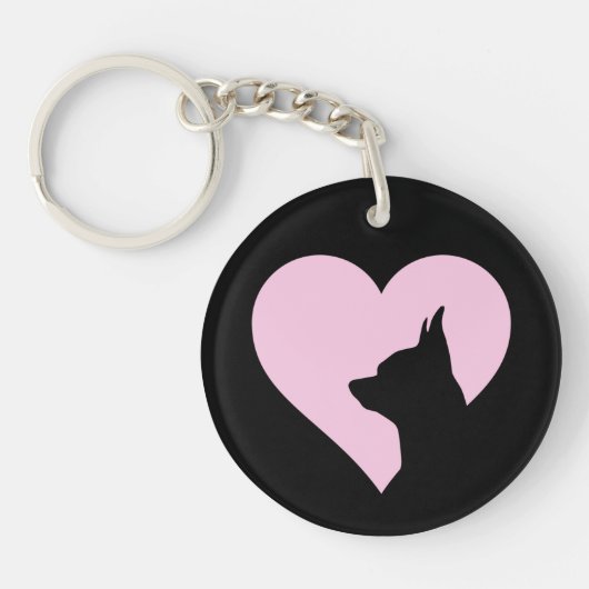Chihuahua Sleutelhanger (Voorkant)