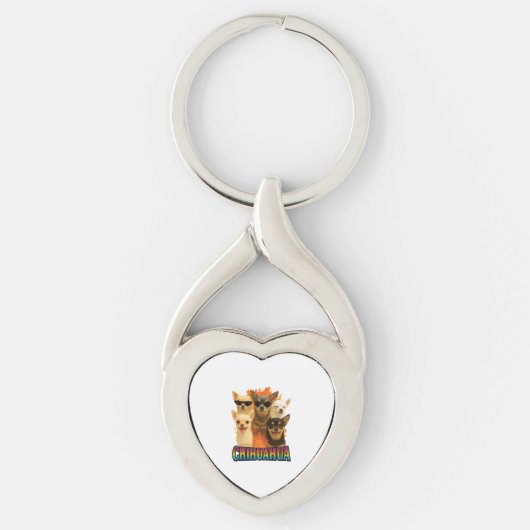 Chihuahua sleutelhanger (Voorkant)