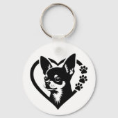 Chihuahua Sleutelhanger (Achterkant)