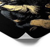 Chihuahua Smoking Cigarette Whisky Lover Funny Dog Poster (Hoek)