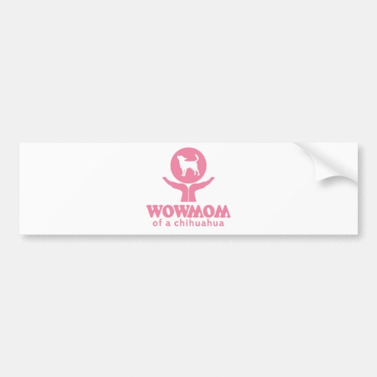 Chihuahua Smoothbekleed Bumpersticker (Voorkant)