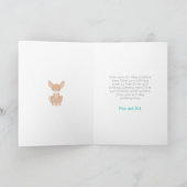 Chihuahua Sociale Afstand Verjaardag Kaart (Binnen)