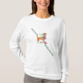 Chihuahua Solvitur Ambulando Long Hoeve T Shirt (Voorkant)